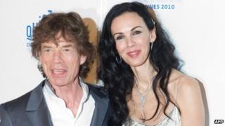 L'Wren Scott and Sir Mick Jagger appeared in Cannes, France, on 19 May 2010
