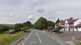 The A6187 in the Hope Valley