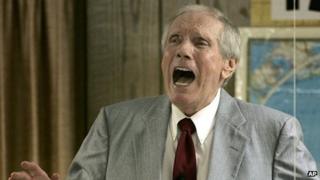 Fred Phelps Sr seen in Topeka, Kansas, on 19 March 2006