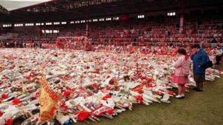 Hillsborough tributes at Anfield