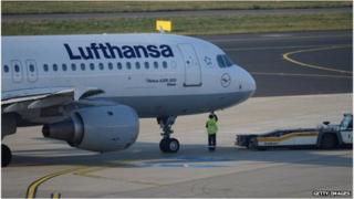Lufthansa plane