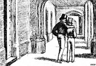 Scene from Tom Brown's Schooldays