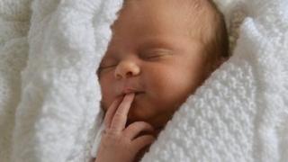 Five-day-old baby girl