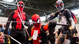 comic con at NEC Pic: Jonathan Pow/PA Wire