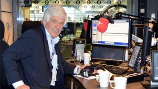 Peter Allen in BBC 5 live studio