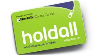 Holdall smart card