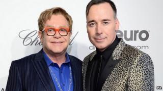Sir Elton John and David Furnish