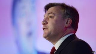 Shadow chancellor Ed Balls