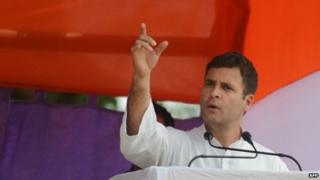 Rahul Gandhi is leading the ruling Congress Party's election campaign