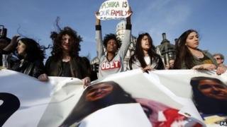 Protest against Yashika Bageerathi's deportation