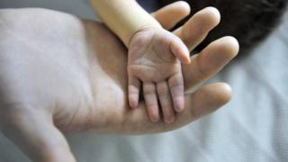 generic baby hand