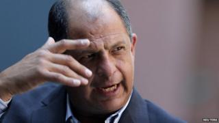 Luis Guillermo Solis, presidential candidate of Costa Rica's Citizens' Action Party (PAC)