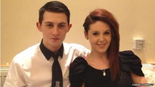 Garry Faulds and his fiancee Laura Colquhoun