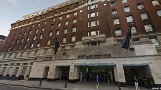 Cumberland Hotel in Marble Arch.