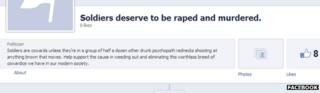 Facebook screenshot