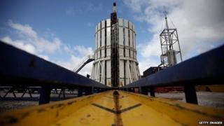 Cuadrilla shale fracking facility in Preston, Lancashire