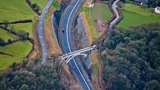 New route of the A477