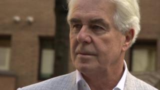 Max Clifford outside Southwark Crown Court on April 15