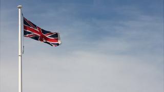 Flag flying