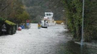 Windermere ferry at Ferry Nab