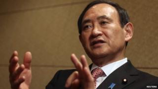 File photo: Japan's top government spokesman Yoshihide Suga