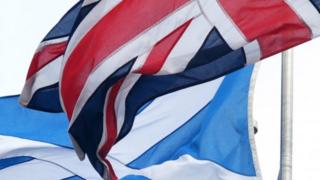 Union Jack and Saltire