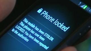 Locked phone
