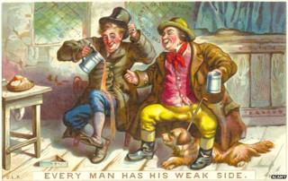 Chromolithographed Christmas greeting card published by de la Rue circa 1875