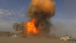 Blasts in Baghdad, 25 April