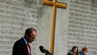 Micheal Martin at Arbour Hill commemoration