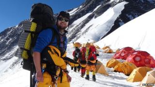 Bob Kerr on Everest