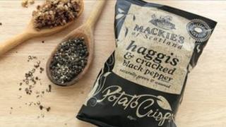 Mackies crisp packet
