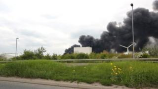 hull recycling plant fire