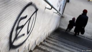 Anti-EU graffiti