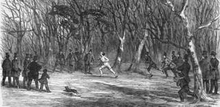 Foot race in London