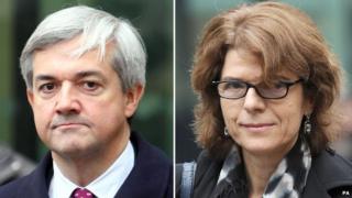 Chris Huhne and Vicky Pryce