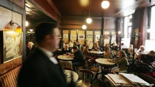 Cafe Hawelka, Vienna - file pic