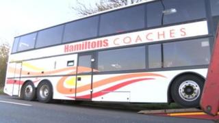 Coach in A47 accident