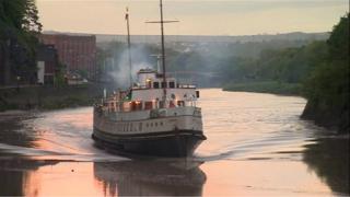 The Balmoral in Bristol harbour