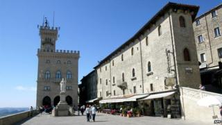 The Palazzo del Govierno in San Marino pictured in 2003