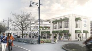 Artist's impression of the new development