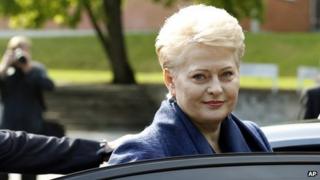 Dalia Grybauskaite in May 2014