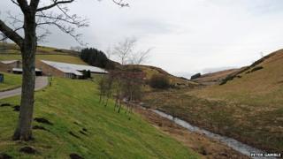 River Farg at treatment plant