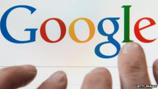 Google on a tablet