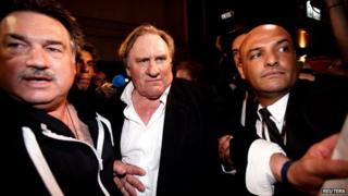 Gerard Depardieu in Cannes