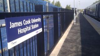 James Cook Hospital station