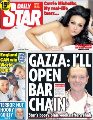 The Star front page
