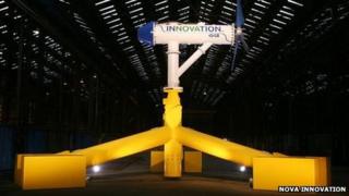 Seabed turbine