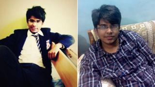 Two photos of Qaiser Ali