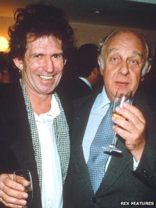 Prince Rupert Loewenstein with Keith Richards